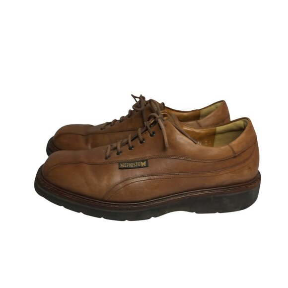 Mephisto Air Relax Goodyear Welt Brown Leather Shoes Mens Size 8 - Picture 4 of 13